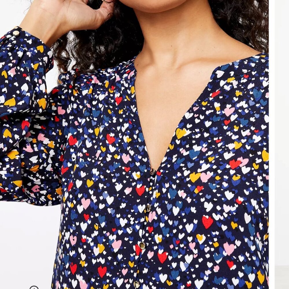 Heart Button Ruffle Dress - Picture 2 of 8